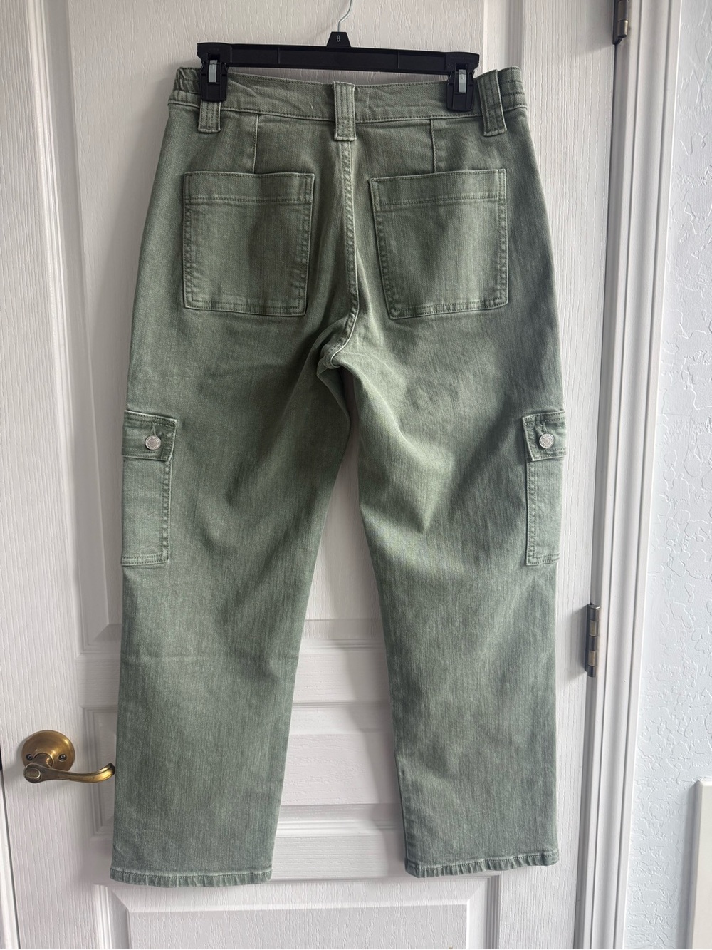 NWOT Vervet  Pants Dixie High Rise Straight Leg Cargo Stretch Indie Clean Girl 2 - Picture 11 of 12